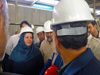بازدید معاون مدیرعامل شرکت ملی صنایع پتروشیمی از پتروشیمی هگمتانه 7