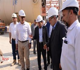 بازدید معاون وزیر نفت و مدیرعامل شرکت ملی صنایع پتروشیمی از پتروپالایش کنگان 3