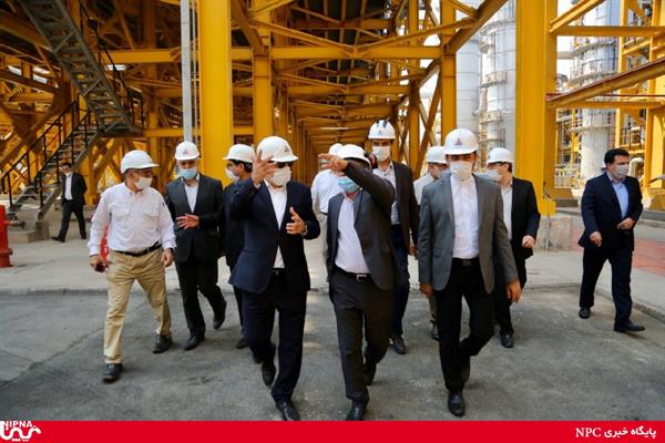 بازدید مدیر عامل شرکت ملی صنایع پتروشیمی از چند طرح جهش دوم صنعت پتروشیمی 5