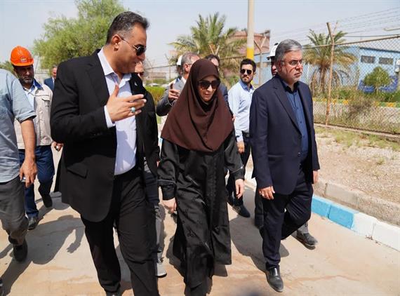 همزمان با هفته دولت انجام شد: بازدید معاون رئیس جمهور از منطقه ویژه اقتصادی پتروشیمی
