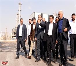 گزارش تصویری بازدید معاون وزیر نفت و مدیرعامل شرکت ملی صنایع پتروشیمی از پتروشیمی کیمیا صنایع دالاهو و پتروشیمی هنگام 13