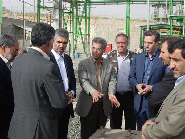 بازدید از طرح های پتروشیمی استان کرمانشاه 2