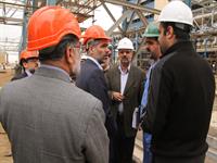بازدید مدیرعامل شرکت ملی صنایع پتروشیمی از طرح های پتروشیمی منطقه ماهشهر 8