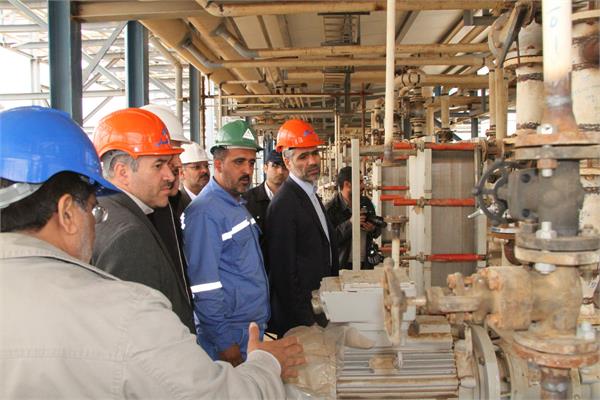 بازدید مدیرعامل شرکت ملی صنایع پتروشیمی از طرح های پتروشیمی منطقه ماهشهر 2