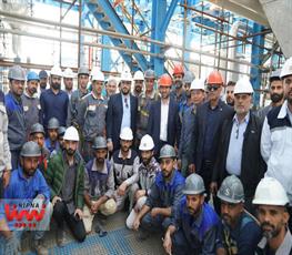 بازدید مهندس مرتضی شاه میرزایی معاون وزیر نفت و مدیرعامل شرکت ملی صنایع پتروشیمی از چند طرح پتروشیمی در منطقه ویژه اقتصادی پتروشیمی ماهشهر 38
