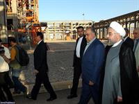 بازدید رئیس جمهور از پتروشیمی لرستان 13