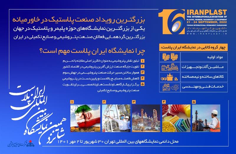 شانزدهمین نمایشگاه بین المللی ایران پلاست