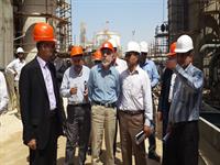 بازدید مدیرعامل شرکت ملی صنایع پتروشیمی از  طرح های فاز 2 عسلویه 10