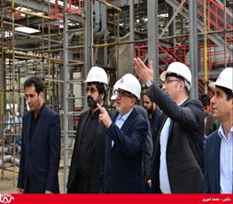 بازدید معاون وزیر نفت به همراه استاندار اردبیل از طرح پتروشیمی آرتا انرژی – 98/6/13 12اه