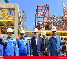 بازدید معاون وزیر نفت  و مدیرعامل شرکت ملی صنایع پتروشیمی از طرح پتروشیمی مسجد سلیمان -97/11/24 14
