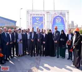 بازدید معاون وزیر نفت و مدیرعامل شرکت ملی صنایع پتروشیمی از پتروشیمی نخل آسماری 4