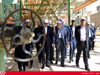 بازدید معاون وزیر نفت و مدیر عامل شرکت ملی صنایع پتروشیمی از پتروشیمی شیراز