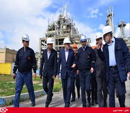 بازدید مهندس محمدی  و هیات همراه از مجتمع پتروشیمی تبریز-98/2/4 10