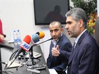 نشست خبری مهندس بیات، مدیرعامل شرکت ملی صنایع پتروشیمی در حاشیه نمایشگاه ایران پلاست 13