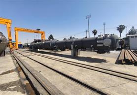 تاور ۲۹ متری پروژه پتروشیمی دهدشت آماده تحویل شد