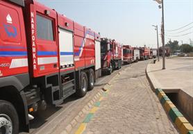 مهار کامل حریق مخزن منطقه ویژه اقتصادی بندر امام خمینی(ره) با پشتیبانی سازمان منطقه ویژه اقتصادی پتروشیمی