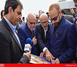بازدید وزیر نفت و مدیرعامل شرکت ملی صنایع پتروشیمی از منطقه انرژی بر پارسیان-97/11/4 12