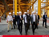 بازدید مدیر عامل شرکت ملی صنایع پتروشیمی از چند طرح جهش دوم صنعت پتروشیمی 5