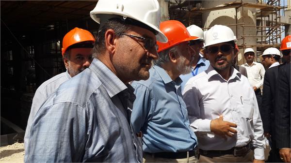 بازدید مدیرعامل شرکت ملی صنایع پتروشیمی از  طرح های فاز 2 عسلویه 4