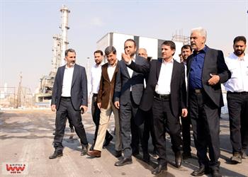 گزارش تصویری بازدید معاون وزیر نفت و مدیرعامل شرکت ملی صنایع پتروشیمی از پتروشیمی کیمیا صنایع دالاهو و پتروشیمی هنگام 13