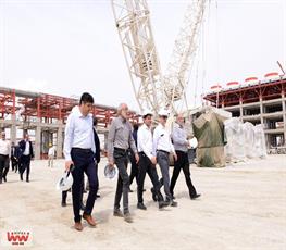 بازدید مدیرعامل شرکت ملی صنایع پتروشیمی از طرح پتروشیمی کیمیا صنعت مبنا(فاز اول) و طرح پتروشیمی گسترش صنایع شیمیایی سینا 11