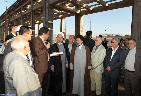 بازدید رئیس جمهور از پتروشیمی لرستان 9