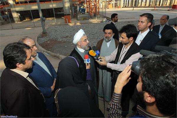 بازدید رئیس جمهور از پتروشیمی لرستان 15
