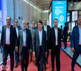 بازدید مدیرعامل شرکت ملی صنایع تروشیمی از سالن 31b  در اولین روز از نوزدهمین نمایشگاه بین المللی ایران پلاست 4