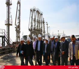 بازدید معاون وزیر نفت از طرح ها و مجتمع های منطقه ویژه اقتصادی پتروشیمی ( ماهشهر)-97/10/11 21