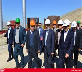 بازدید معاون وزیر نفت و مدیرعامل شرکت ملی صنایع پتروشیمی از  روند  پیشرفت طرح پتروشیمی گچساران - 97/12/13 6