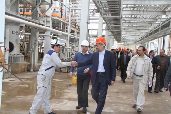 بازدید مدیرعامل شرکت ملی صنایع پتروشیمی از طرح های پتروشیمی منطقه ماهشهر 11