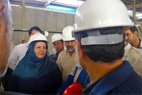 بازدید معاون مدیرعامل شرکت ملی صنایع پتروشیمی از پتروشیمی هگمتانه 7