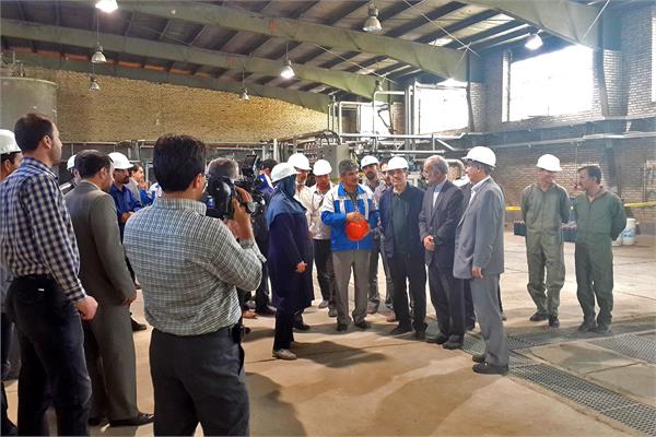 بازدید معاون مدیرعامل شرکت ملی صنایع پتروشیمی از پتروشیمی هگمتانه 6