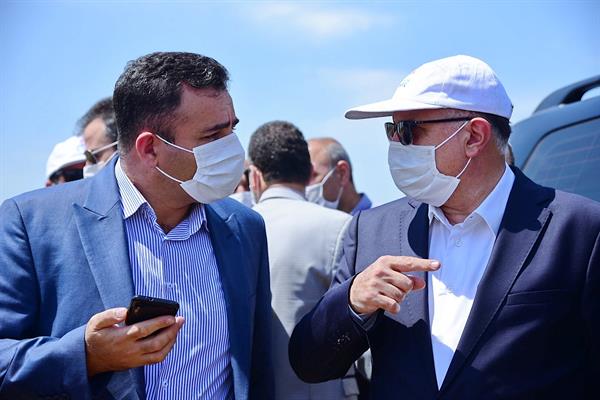 بازدید از محل احداث پارک پروپیلن در امیرآباد مازندران و جلسه با استاندار مازندران