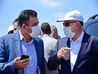 بازدید از محل احداث پارک پروپیلن در امیرآباد مازندران و جلسه با استاندار مازندران