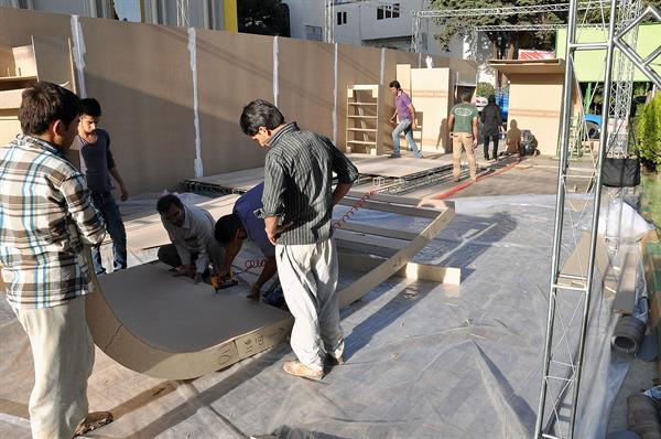 ایران پلاست نهم جان می گیرد / دومین روز غرفه سازی نمایشگاه ایران پلاست 13