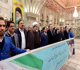 گزارش تصویری تجدید میثاق کارکنان صنعت نفت با آرمان های امام خمینی (ره) 19