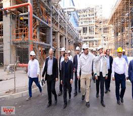 بازدید معاون وزیر نفت و مدیرعامل شرکت ملی صنایع پتروشیمی از طرح پتروشیمی صدف خلیج فارس 16