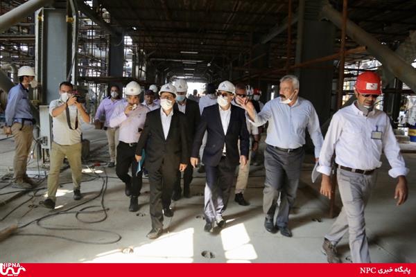 بازدید مدیر عامل شرکت ملی صنایع پتروشیمی از چند طرح جهش دوم صنعت پتروشیمی 2