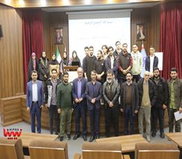 مهندس شاه میرزایی معاون وزیر نفت و مدیرعامل شرکت ملی صنایع پتروشیمی در جمع دانشجویان و نخبگان دانشگاه علم و صنعت تهران 11