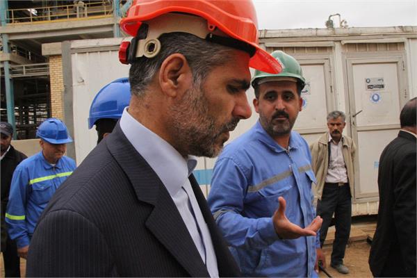 بازدید مدیرعامل شرکت ملی صنایع پتروشیمی از طرح های پتروشیمی منطقه ماهشهر 19