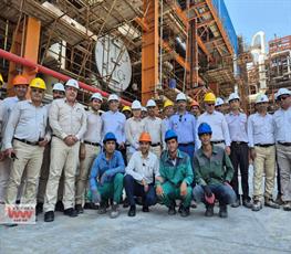 بازدید معاون وزیر نفت و مدیرعامل شرکت ملی صنایع پتروشیمی از طرح های پتروپالایش کنگان 1