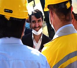 بازدید میدانی معاون وزیر نفت و مدیرعامل شرکت ملی صنایع پتروشیمی از طرح ها و مجتمع های پتروشیمی عسلویه/ 24 دی 1400 7