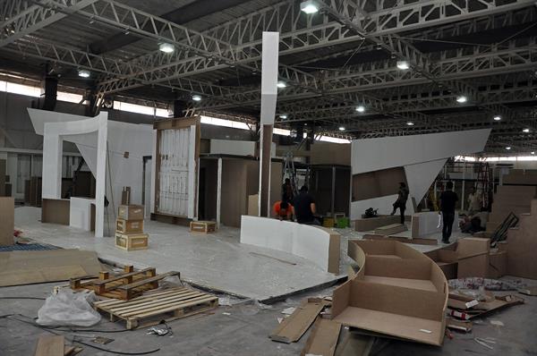 ایران پلاست نهم جان می گیرد / دومین روز غرفه سازی نمایشگاه ایران پلاست 7