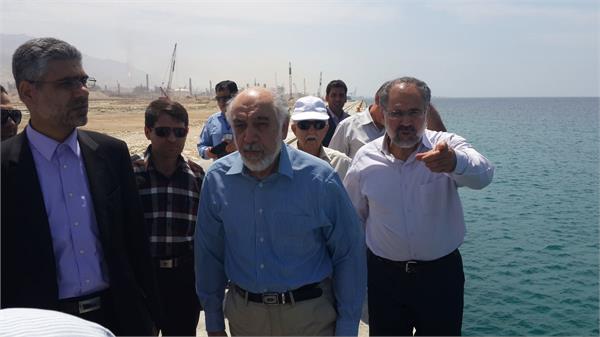 بازدید مدیرعامل شرکت ملی صنایع پتروشیمی از  طرح های فاز 2 عسلویه 1