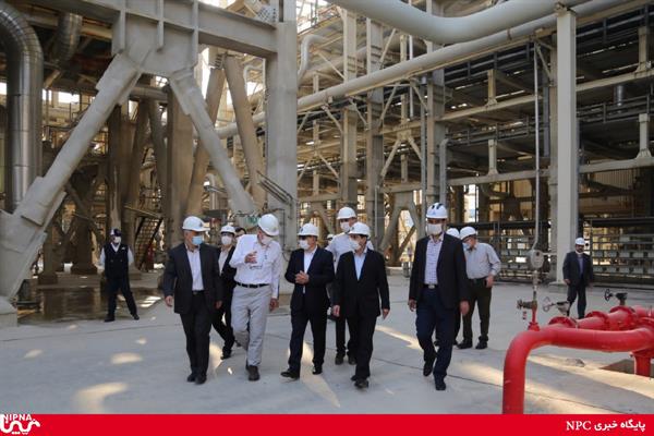 بازدید مدیر عامل شرکت ملی صنایع پتروشیمی از چند طرح جهش دوم صنعت پتروشیمی 2