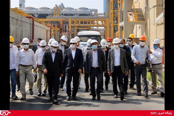 بازدید مدیر عامل شرکت ملی صنایع پتروشیمی از چند طرح جهش دوم صنعت پتروشیمی 4