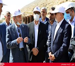 بازدید معاون وزیر نفت و مدیر عامل شرکت ملی صنایع پتروشیمی از پتروشیمی شیراز