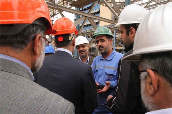 بازدید مدیرعامل شرکت ملی صنایع پتروشیمی از طرح های پتروشیمی منطقه ماهشهر 15