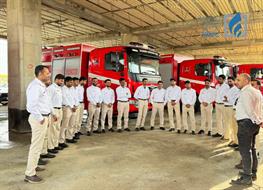 راه‌اندازی ایستگاه آتش‌نشانی سایت یوتیلیتی مکران